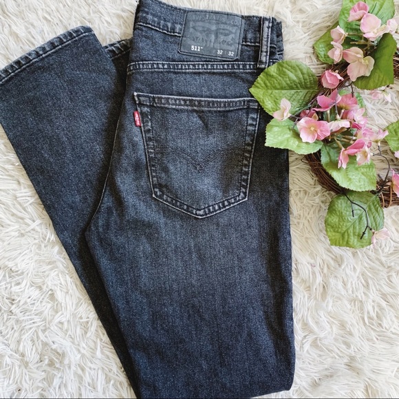 levis 511 faded black